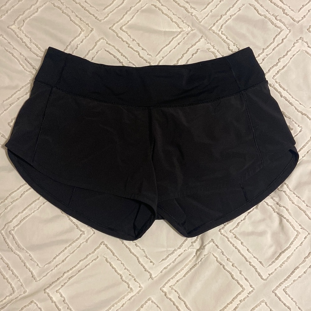 Lululemon Women's Run Low Rise Speed Up Low-Rise Lined Shorts 2.5" - Size 4